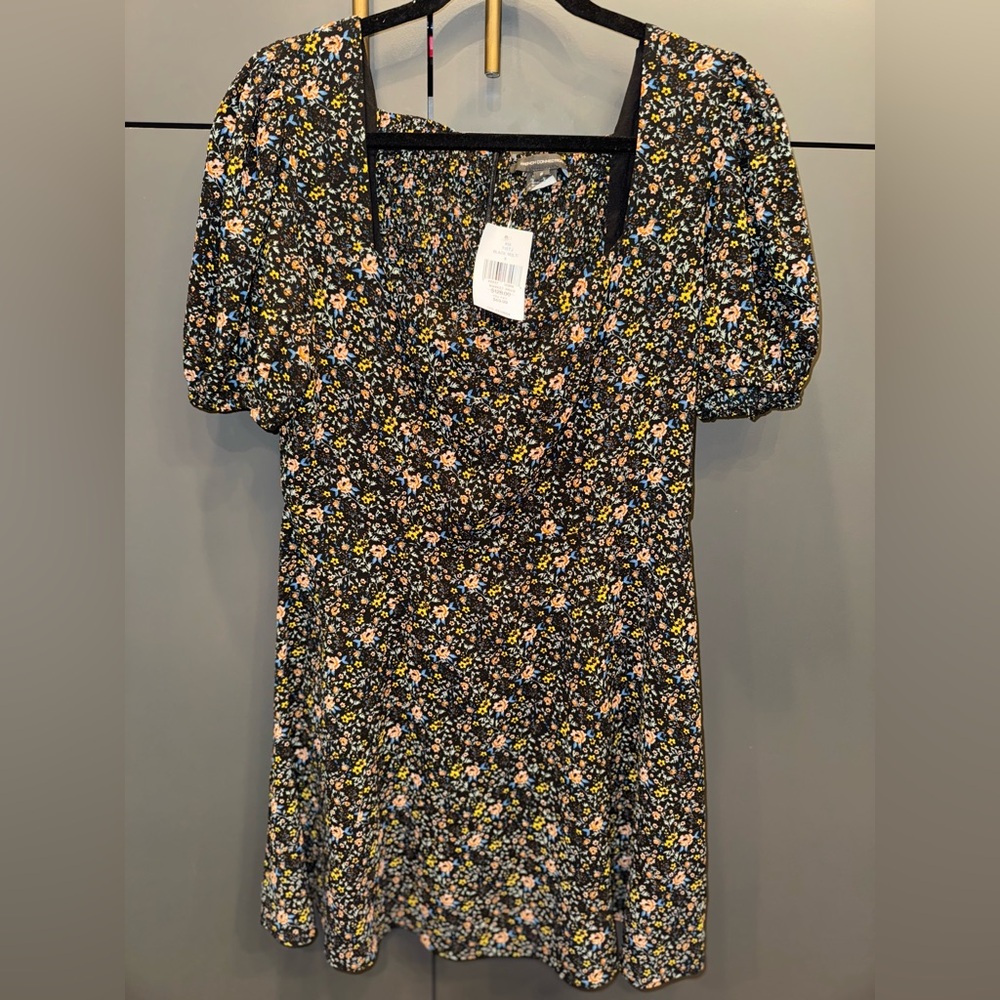 FRENCH CONNECTION Delmira Verona Floral Print Mini Dress Womens Size 8 - NWT - Picture 4 of 6